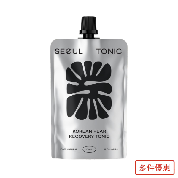 SEOUL TONIC首爾通韓國水梨紅蔘飲100ml - 新鮮水梨汁+韓國紅蔘，應酬聚會前飲用，維持清爽活力！